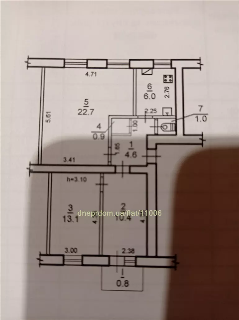 Продам 1к квартиру 21000 $, 22 м² вулиця Коробова, Новокодацький район. Фото №10