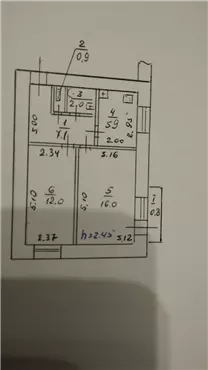 Продам 2к квартиру 42000 $, 45 м² проспект Пилипа Орлика. Фото №8