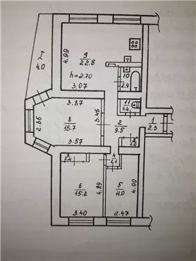 Продам 3к квартиру 90000 $, 90 м², вулиця Писаржевського, Соборний район. Фото №8