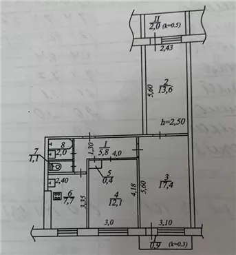 Продам 3к квартиру 41300 $, 63 м², улица Янтарная. Фото №7