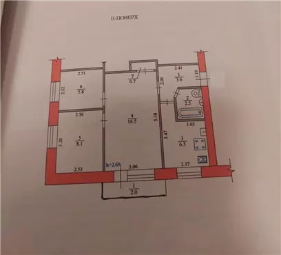 Продам 3к квартиру 26000 $, 46 м², улица Лесопильная, Амур-Нижнеднепровский район. Фото №8