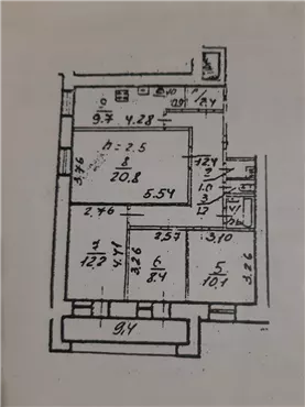 Продам 4к квартиру 71000 $, 87 м², Тополь 1, Шевченковский район, Днепропетровский район. Фото №1