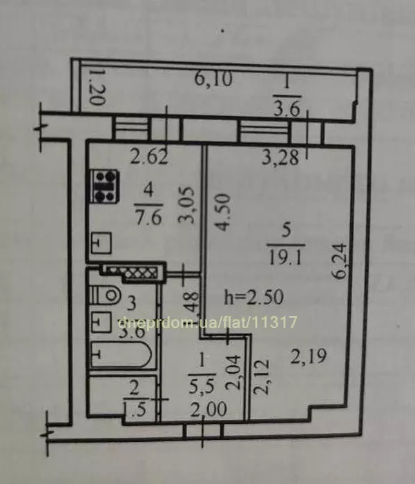 Продам 1к квартиру 26000 $, 40 м² вулиця Надії Алексєєнко, Чечелівський район. Фото №14