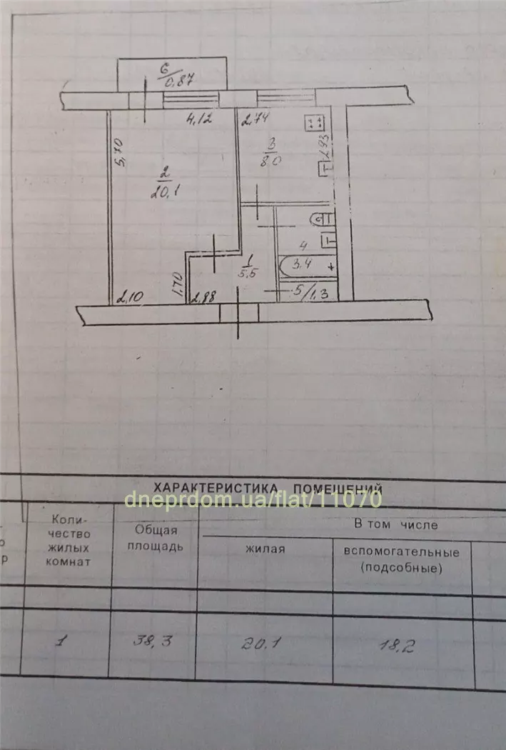 Продам 1к квартиру 32500 $, 39 м² вулиця Любарського, Амур-Нижньодніпровський район. Фото №12