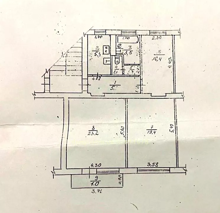 Продам 3к квартиру 45000 $, 70 м² вулиця Володимира Антоновича, Центральний район. Фото №4