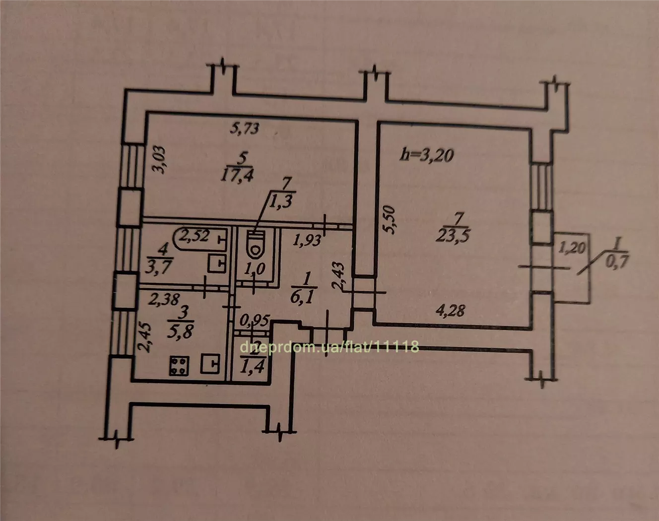 Продам 2к квартиру 31000 $, 60 м² вулиця Придніпровська, Амур-Нижньодніпровський район. Фото №10