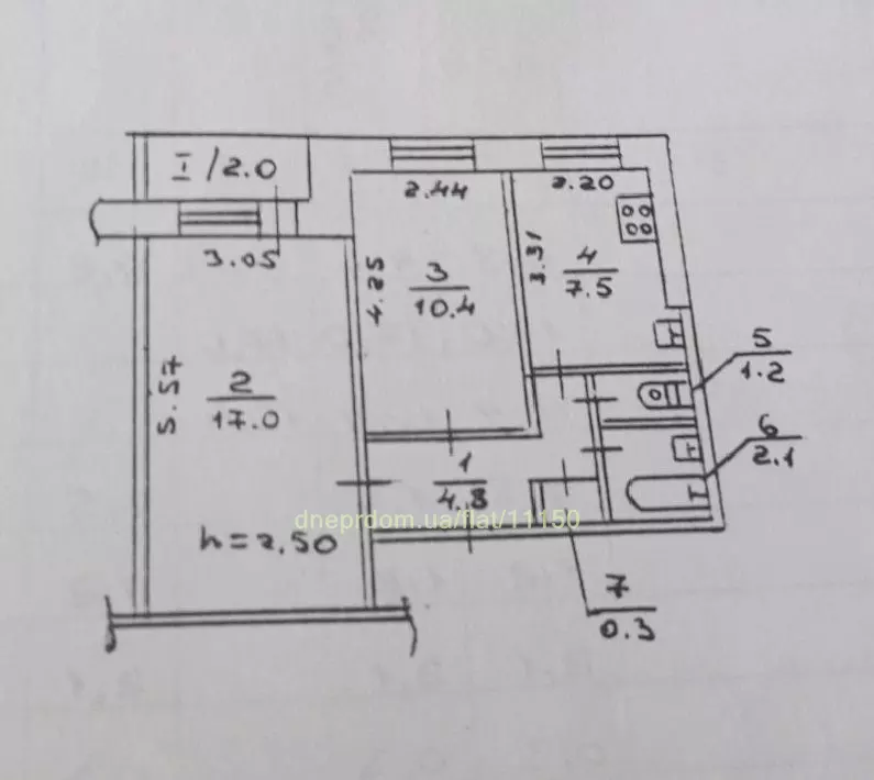 Продам 2к квартиру 35000 $, 45 м² вулиця Янтарна. Фото №12