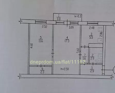 Продам 2к квартиру 31000 $, 45 м² просп. Слобожанський, Індустріальний район