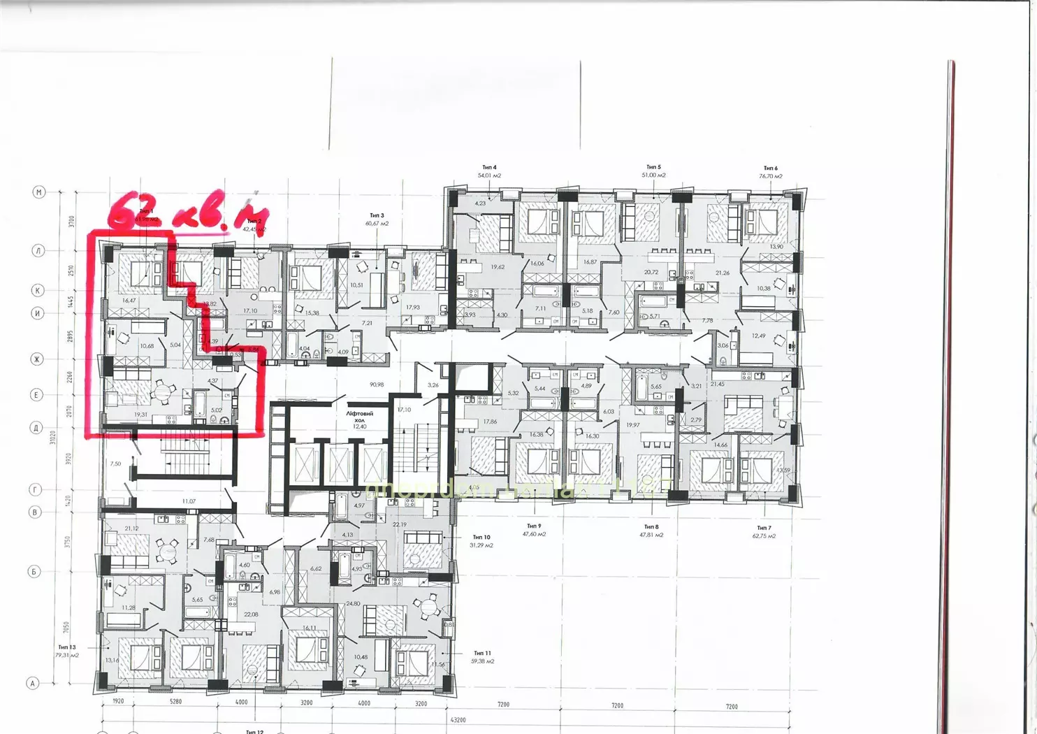 Продам 3к квартиру 80500 $, 63 м² вулиця Набережна Перемоги, Соборний район. Фото №4