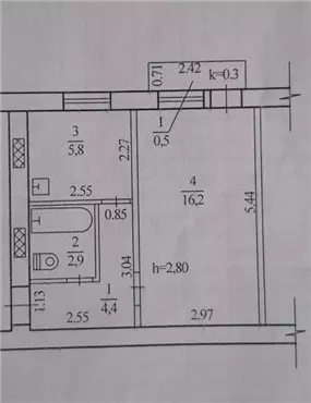 Продам 1к квартиру 18000 $, 30 м², Мартеновская улица, Чечеловский район. Фото №1