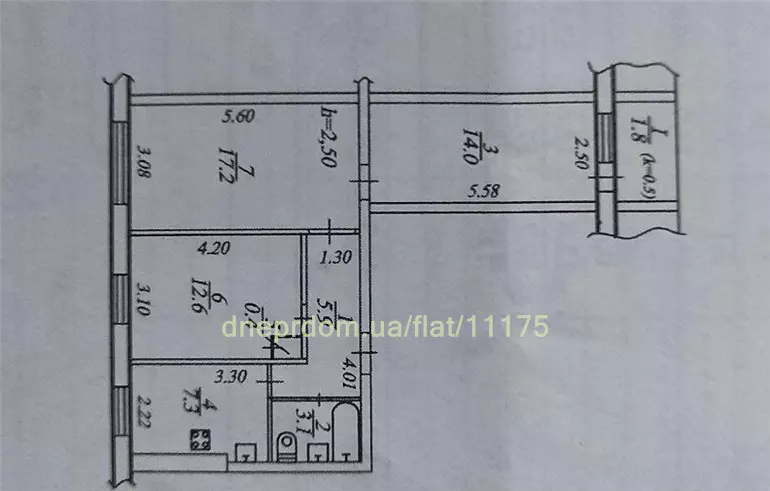 Продам 3к квартиру 34900 $, 60 м² Донецьке шосе, Індустріальний район. Фото №7