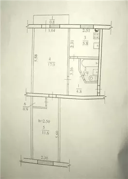 Продам 2к квартиру 25000 $, 43 м², вулиця Новоорловська, Новокодацький район. Фото №3