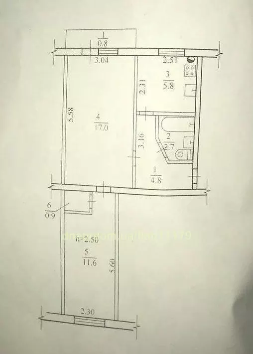 Продам 2к квартиру 25000 $, 43 м² вулиця Новоорловська, Новокодацький район. Фото №6