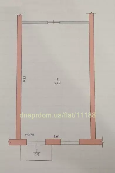 Продам 1к квартиру 37000 $, 53 м² вулиця Генерала Пушкіна, Шевченківський район. Фото №16