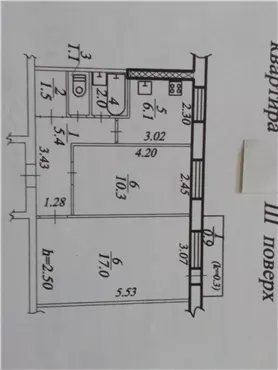 Продам 2к квартиру 24000 $, 44 м², вулиця Богдана Хмельницького, Індустріальний район. Фото №6