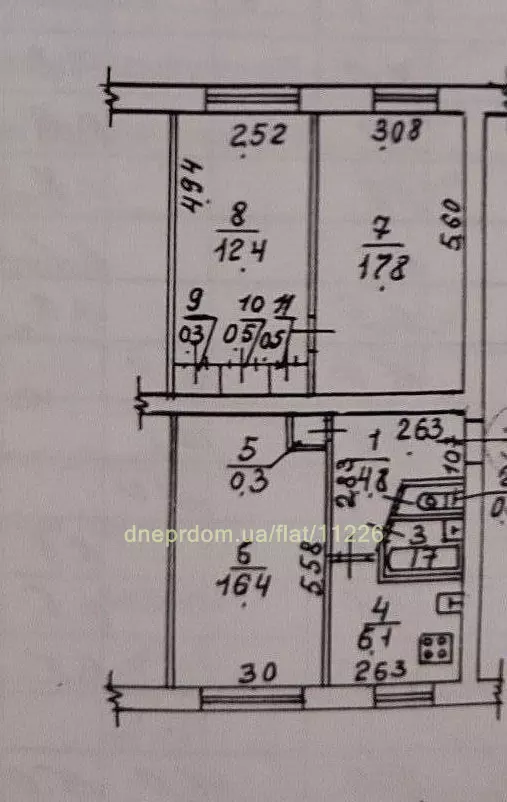 Продам 3к квартиру 29000 $, 65 м² вулиця Романа Шухевича, Чечелівський район. Фото №10