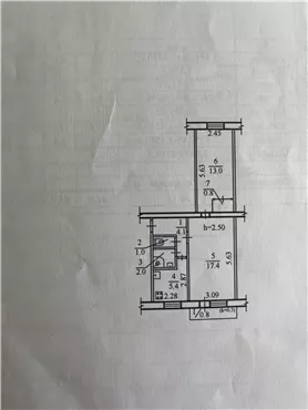 Продам 2к квартиру 29500 $, 45 м² Авіаційна вулиця, Новокодацький район. Фото №3