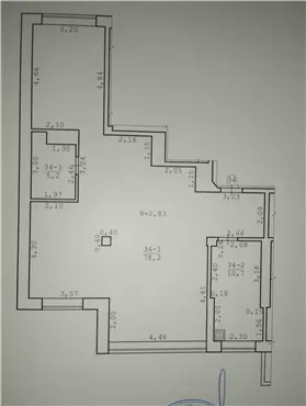 Продам 3к квартиру 60000 $, 94 м², вулиця Спортивна, Слобожанське, Дніпровський район. Фото №4