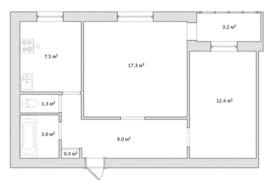 Продам 2к квартиру 29500 $, 50 м², вулиця Теплична, Слобожанське, Дніпровський район. Фото №3