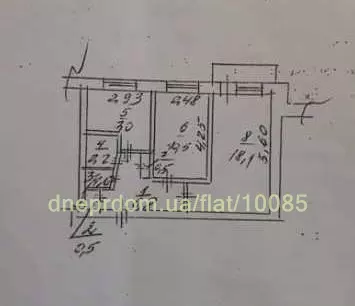 Продам 2к квартиру 33500 $, 48 м² вулиця Данила Галицького, Новокодацький район. Фото №7