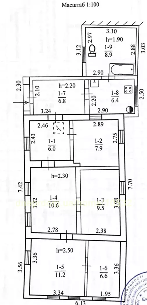 Продам 4-к дом, 75 м², 50000 $ вулиця Академіка Образцова, Індустріальний район