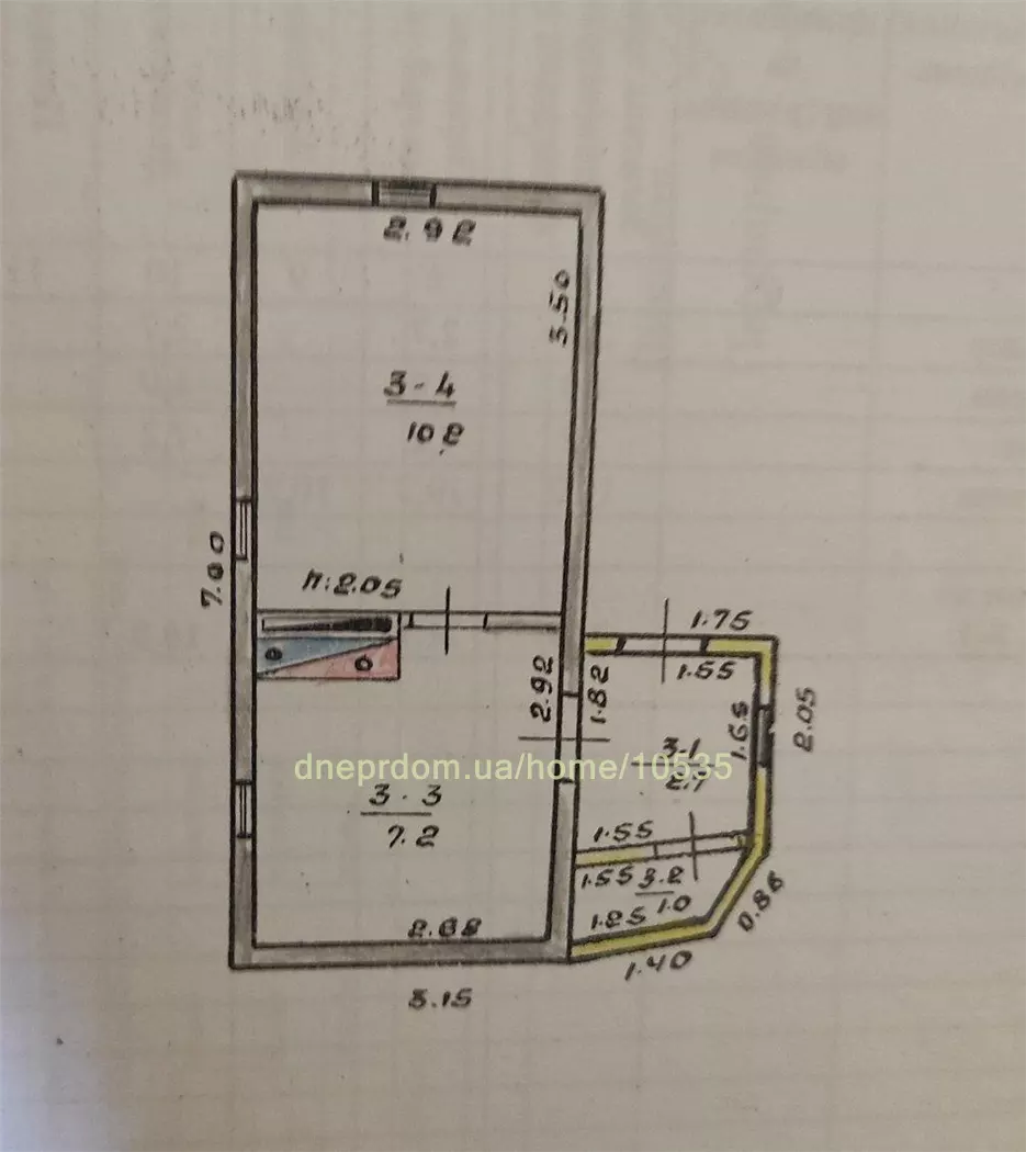 Продам 3-к дом, 36 м², 15000 $ Антарктическая улица