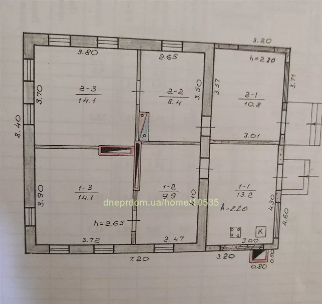 Продам 3-к дом, 36 м², 15000 $ Антарктическая улица