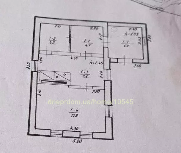 Продам 2-к дом, 48 м², 29000 $ вулиця Дмитренка, Амур-Нижньодніпровський район. Фото №5