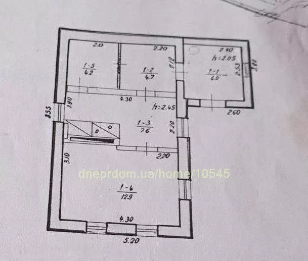 Продам 2-к дом, 48 м², 29000 $ вулиця Дмитренка, Амур-Нижньодніпровський район. Фото №4