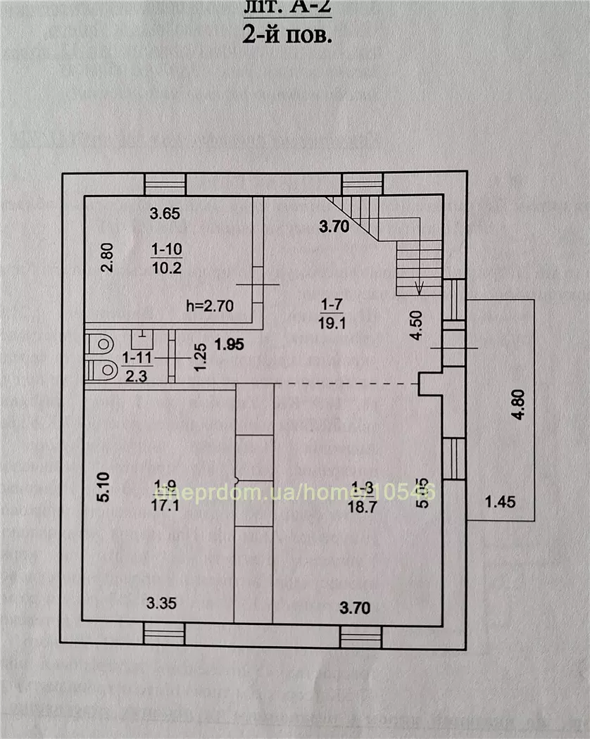 Продам 5-к дом, 140 м², 2 этажа, 145000 $ вулиця Сорокового, Чечелівський район. Фото №8