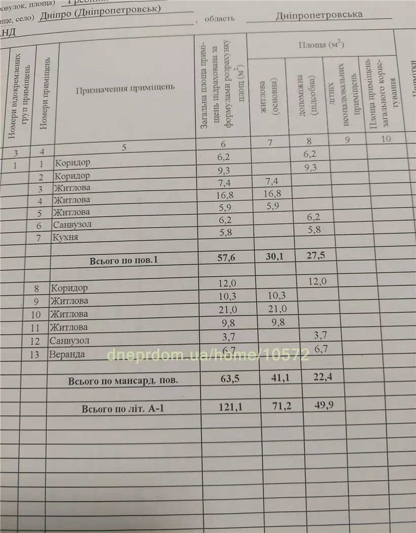 Продам 6-к дом, 122 м², 2 этажа, 59000 $ вулиця Гребінки, Амур-Нижньодніпровський район. Фото №18