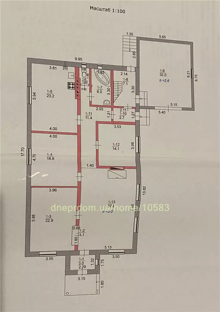 Продам 4-к дом, 180 м², 69000 $ Илларионово, Синельниковский район. Фото №4