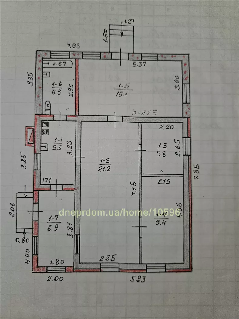 Продам 4-к дом, 70 м², 42000 $ вулиця Манжури, Шевченківський район. Фото №4