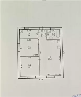Продам 3-к дом, 76 м², 75000 $, Соленая улица, Самар. Фото №4