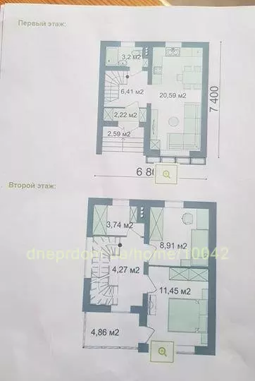 Продам 4-к дом, 85 м², 2 этажа, 53000 $ Широка вулиця, Старі Кодаки, Дніпровський район