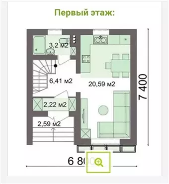 Продам 4-к дом, 85 м², 2 этажа, 53000 $, Широкая улица, Старые Кодаки, Днепровский район. Фото №3