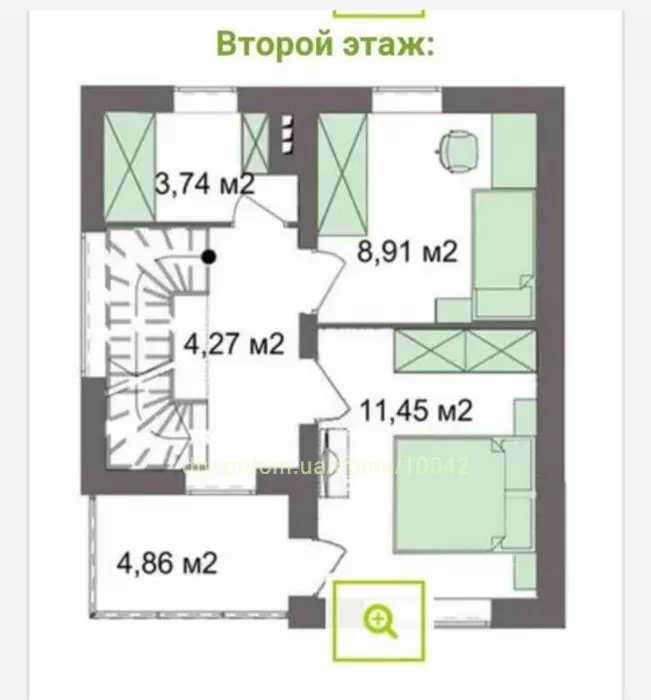 Продам 4-к дом, 85 м², 2 этажа, 53000 $ Широка вулиця, Старі Кодаки, Дніпровський район. Фото №9