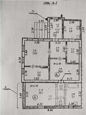 Продам 4-к будинок, 79 м², 53000 $ вулиця Сержа Лифара, Амур-Нижньодніпровський район