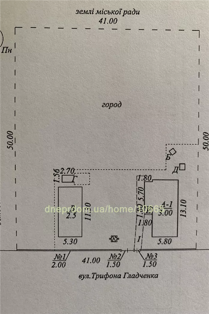 Продам 2-к дом, 60 м², 33000 $ вулиця Трифона Гладченка, Новокодацький район. Фото №7