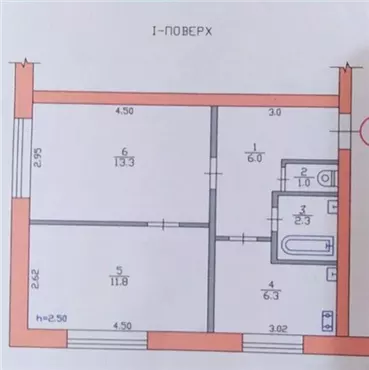 Здам 2к квартиру 42 м², 10000 грн./міс., вулиця Василя Сухомлинського. Фото №4